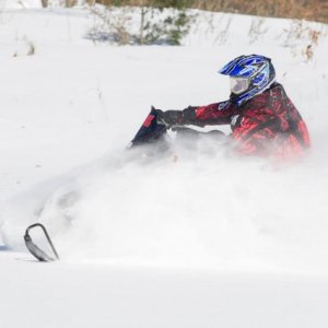 Busting powder in Muskoka